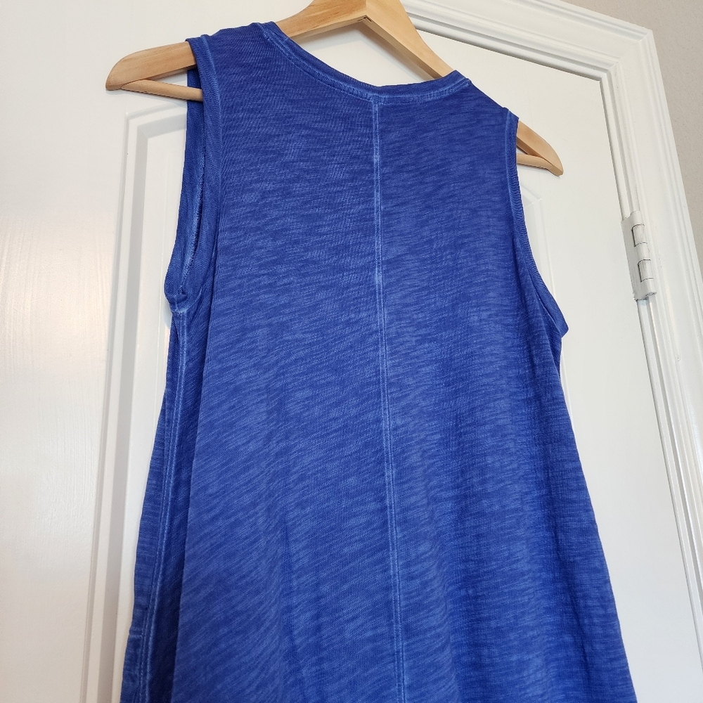 Elliot Lauren Blue Tank Maxi Dress Cotton - Picture 5 of 10